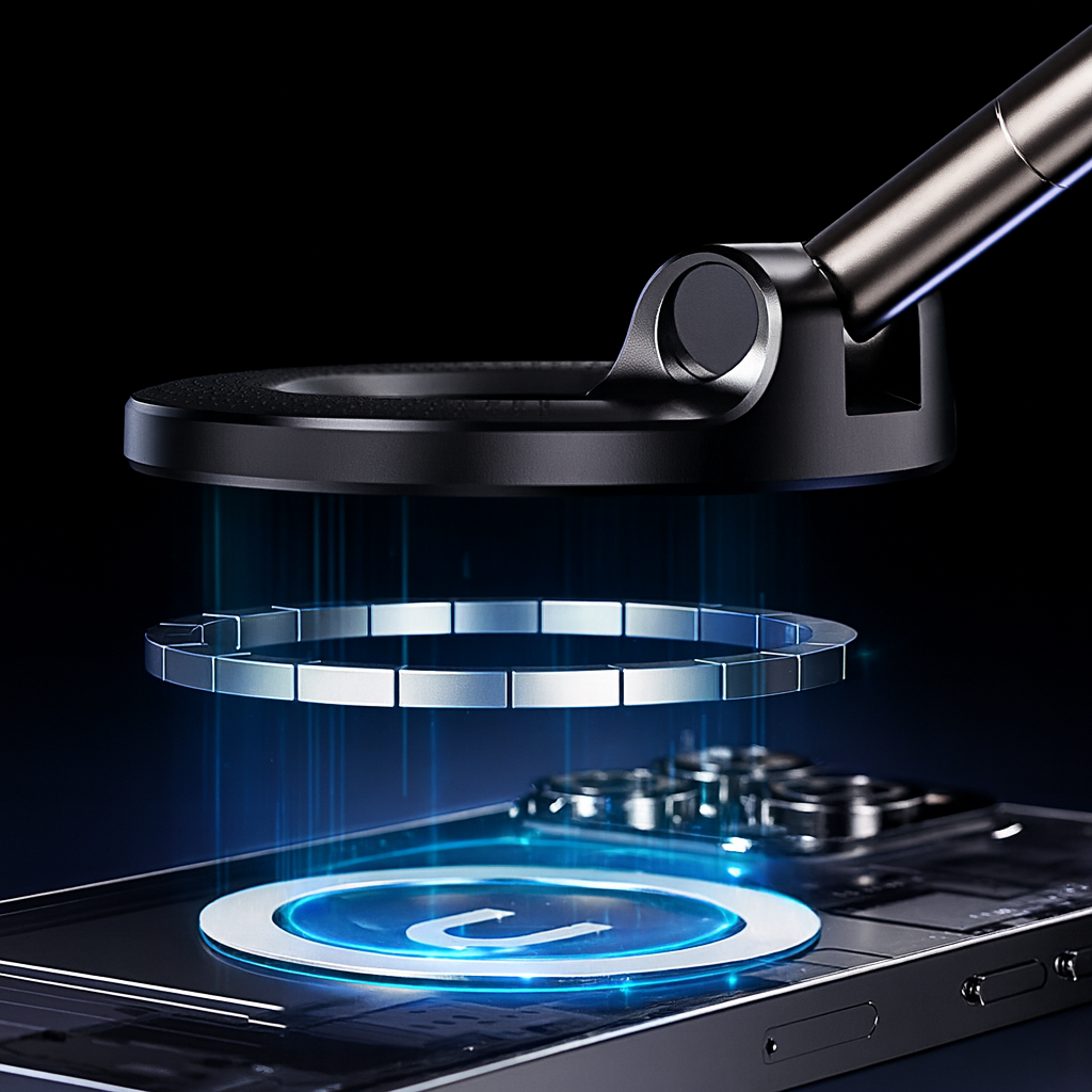 Soporte magnético para iPhone